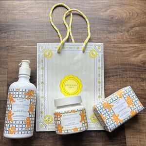 Beekman 1802 Ginger Cream Cookie Hand and Body Lotion and Soap Bar set